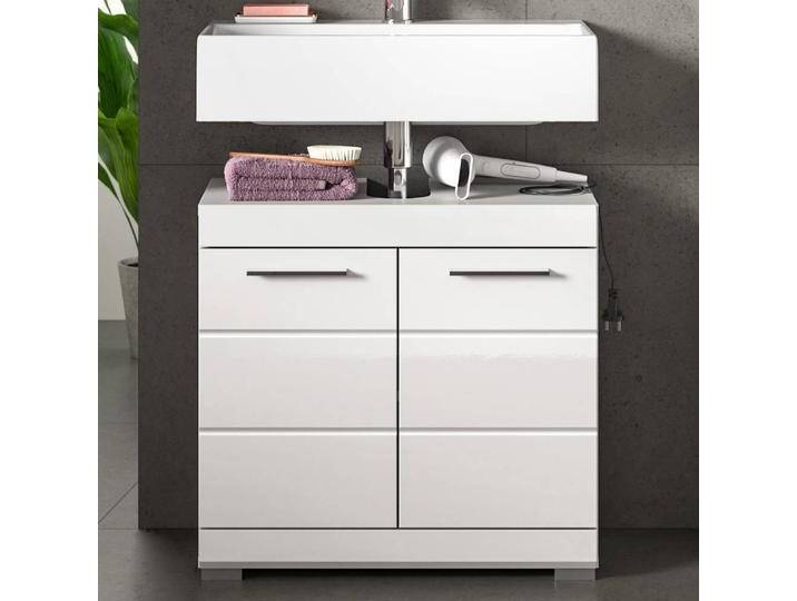 Waschtischunterschrank Waschkommode in Weiß 60 cm breit von Pharao24.de