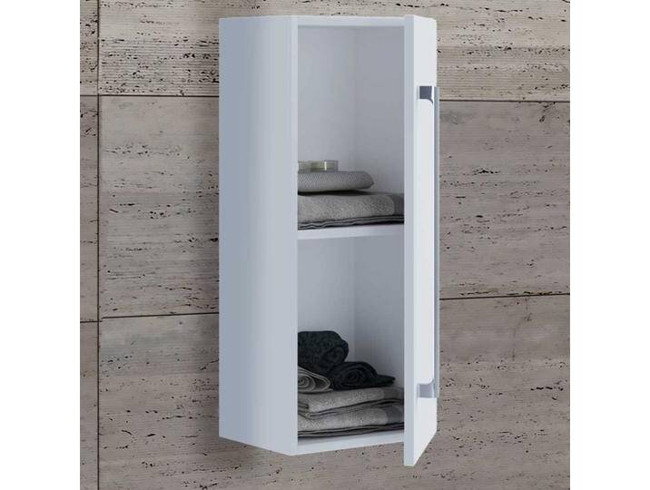 Weißer Bad Hängeschrank mit Drehtür modernem Design von Pharao24.de