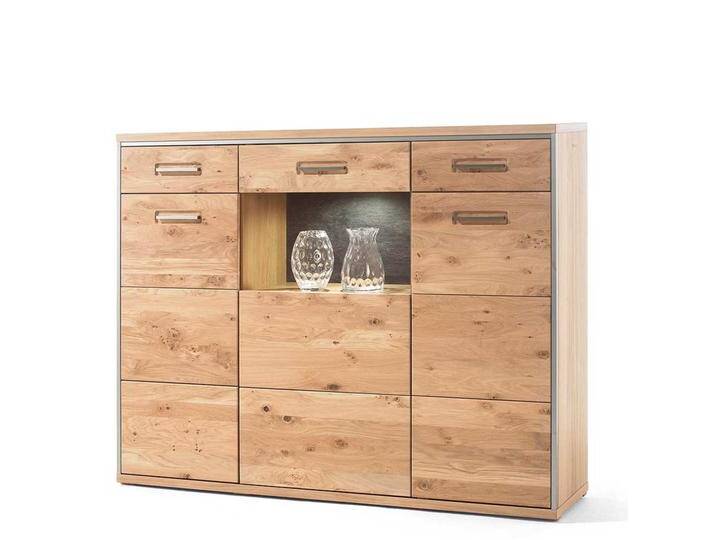 Wohnzimmer Anrichte in Asteiche Bianco furniert Landhausstil Wohnzimmer Anrichte in Asteiche Bianco furniert Landhausstil von Pharao24.de