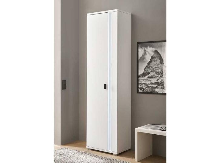Wohnzimmer Schrank weiß in modernem Design LED Beleuchtung von Pharao24.de