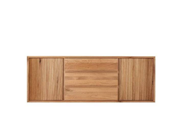 Wohnzimmerkommode Esszimmersideboard in Wildeichefarben mit Griffmulden von Pharao24.de