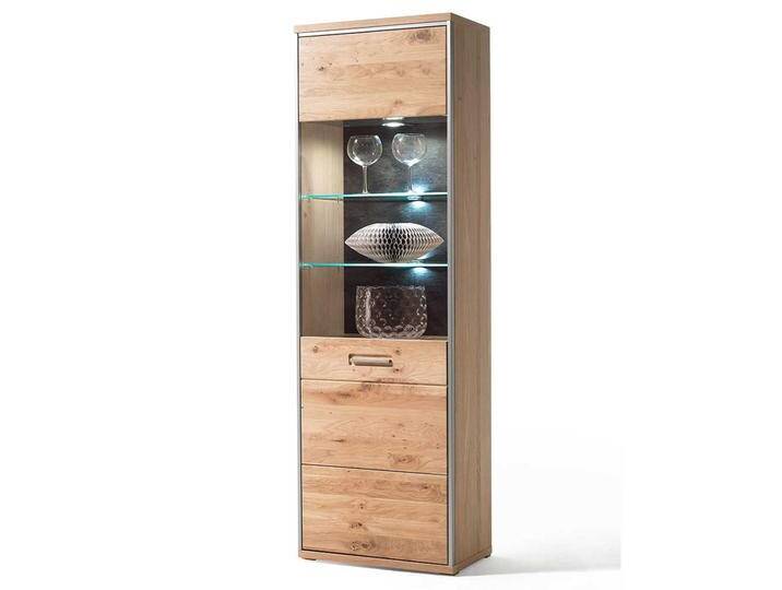 Wohnzimmervitrine in Asteiche Bianco furniert Landhaus Design Wohnzimmervitrine in Asteiche Bianco furniert Landhaus Design von Pharao24.de