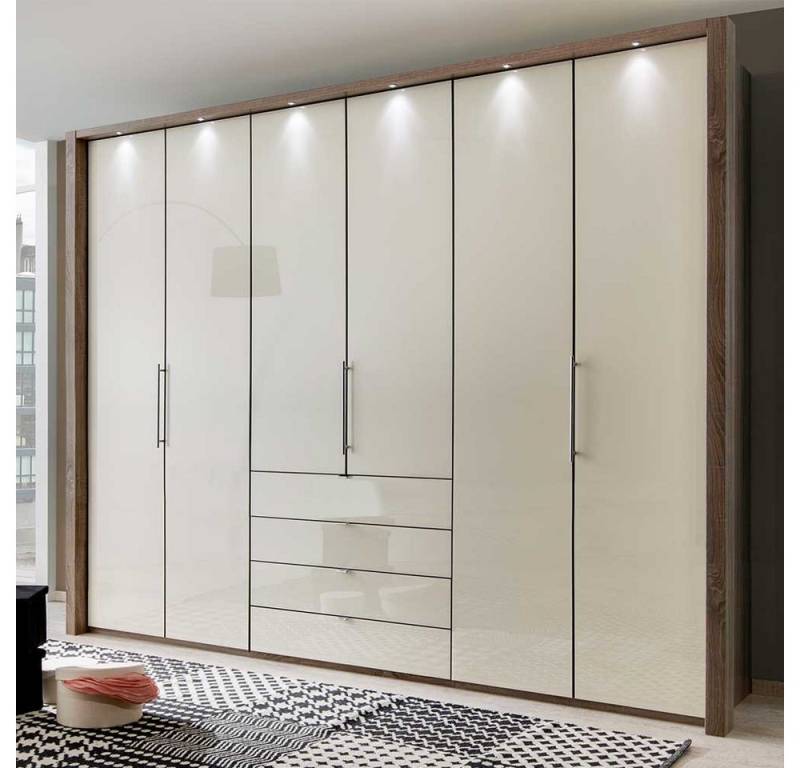 Pharao24 Kleiderschrank Buleta mit LED Beleuchtung von Pharao24