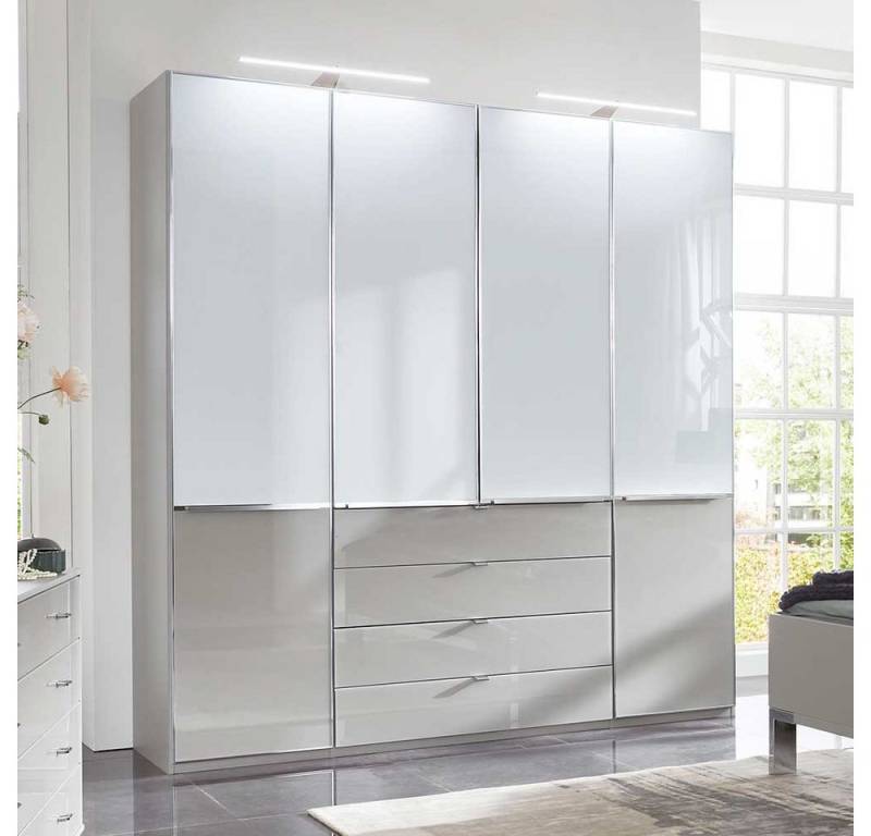 Pharao24 Kleiderschrank Rasmino mit LED Beleuchtung von Pharao24