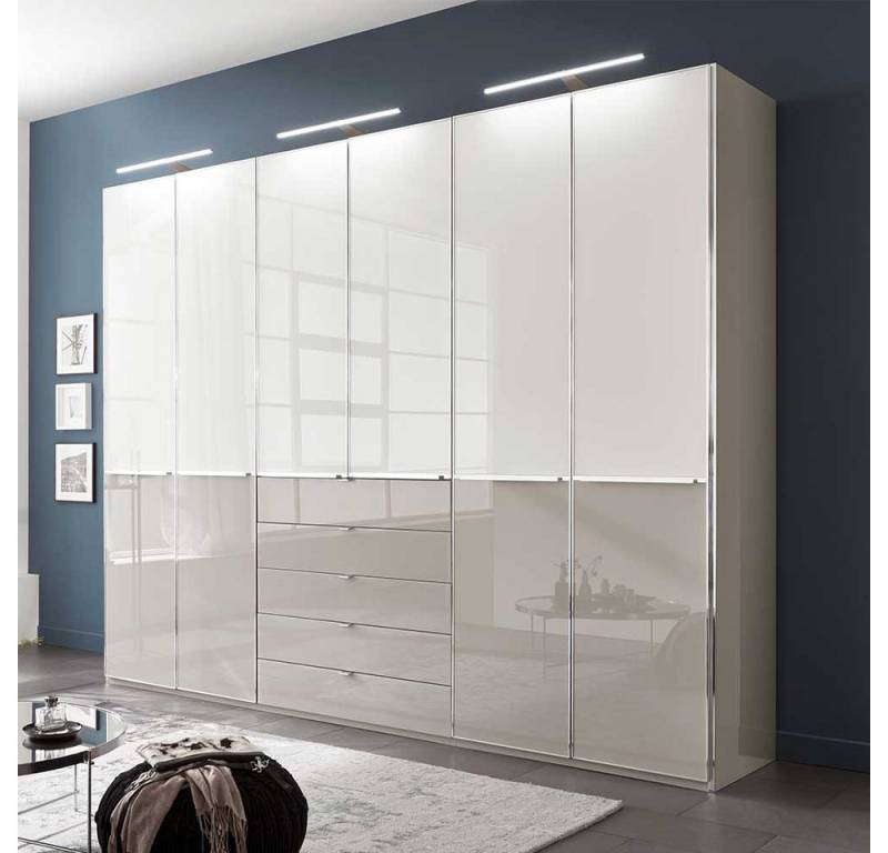 Pharao24 Kleiderschrank Rasmino mit LED Beleuchtung von Pharao24