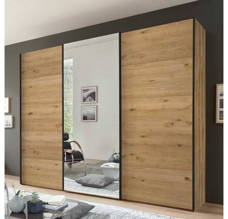 Pharao24 Kleiderschrank Zerial aus Massivholz von Pharao24