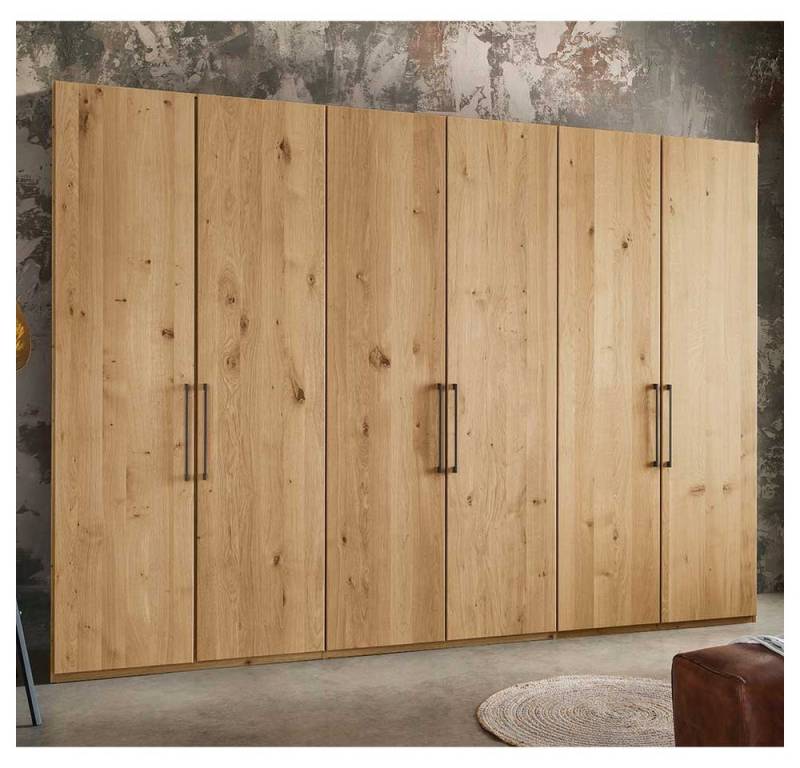 Pharao24 Kleiderschrank Zerial aus Massivholz von Pharao24