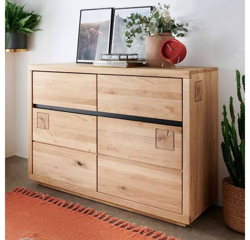Pharao24 Sideboard Davio, aus Massivholz von Pharao24