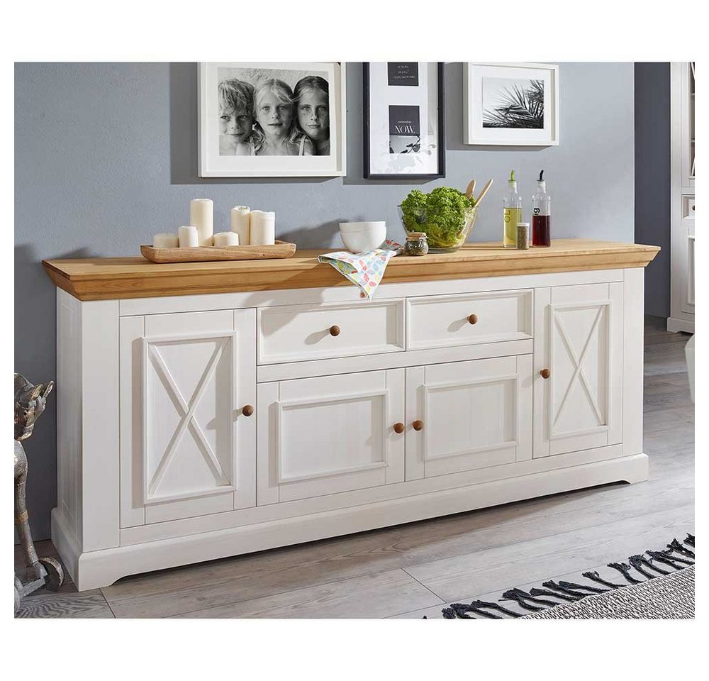 Pharao24 Sideboard Demossa, aus Massivholz von Pharao24