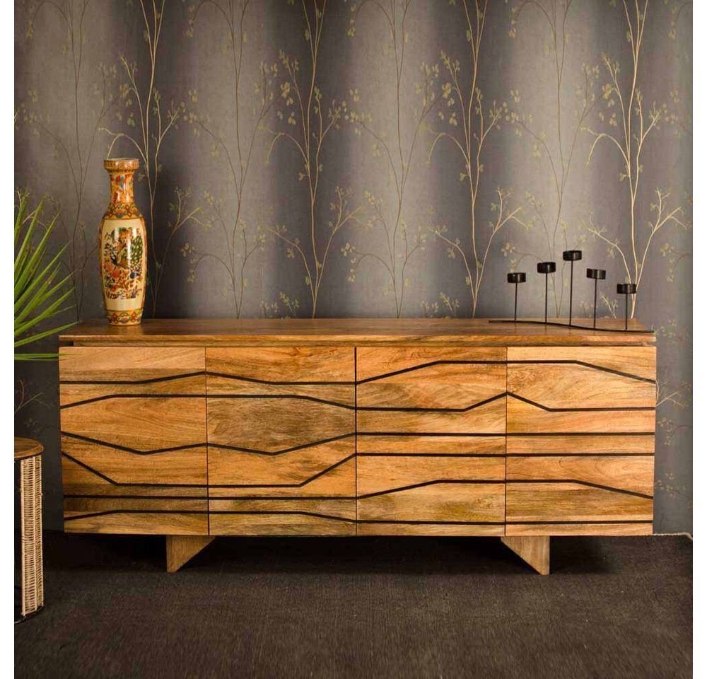 Pharao24 Sideboard Alfonosso, aus Massivholz von Pharao24