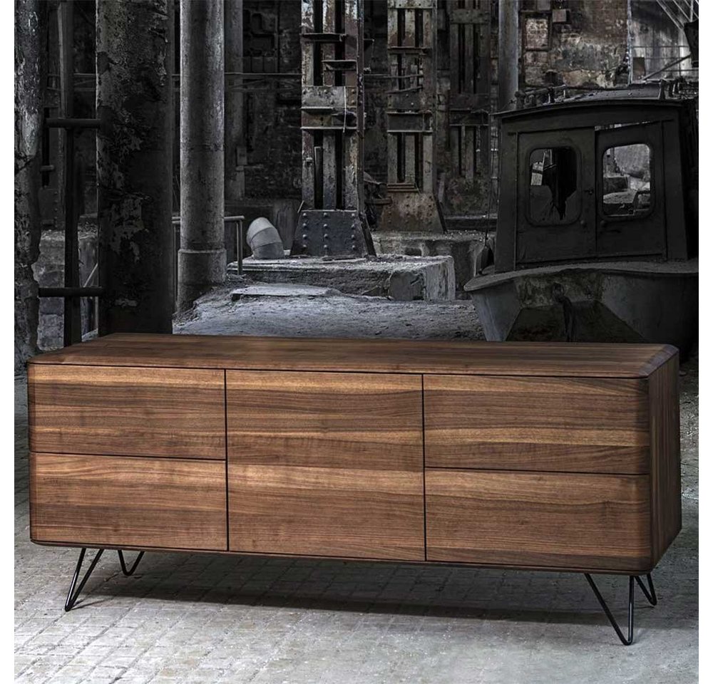 Pharao24 Sideboard Cinizio, aus Massivholz von Pharao24