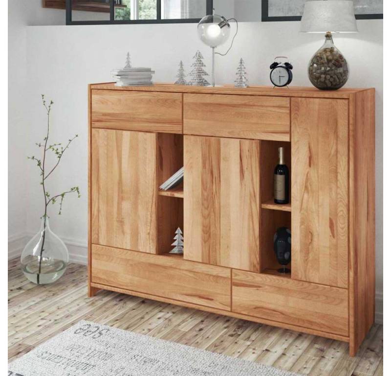 Pharao24 Sideboard Duben, aus Massivholz von Pharao24