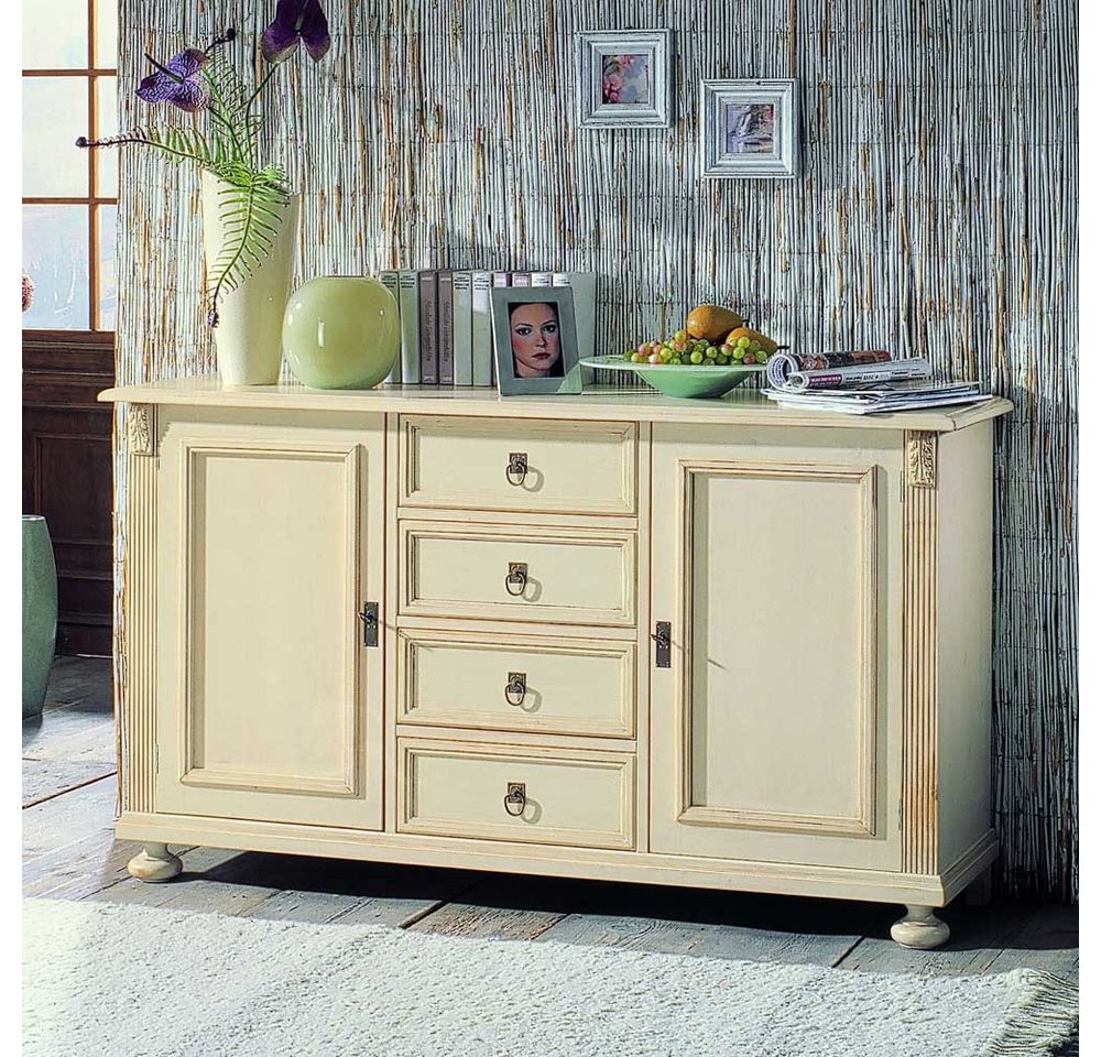 Pharao24 Sideboard Ilina, aus Massivholz von Pharao24