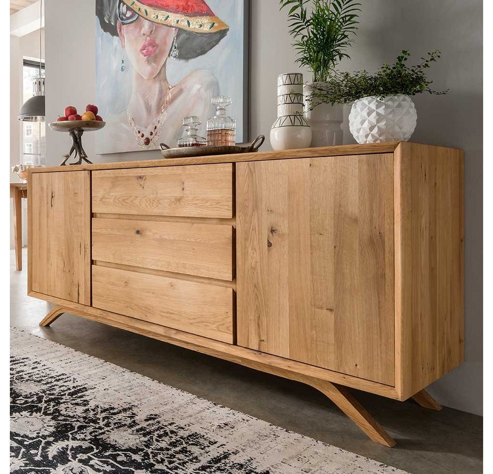 Pharao24 Sideboard Jame, aus Massivholz von Pharao24