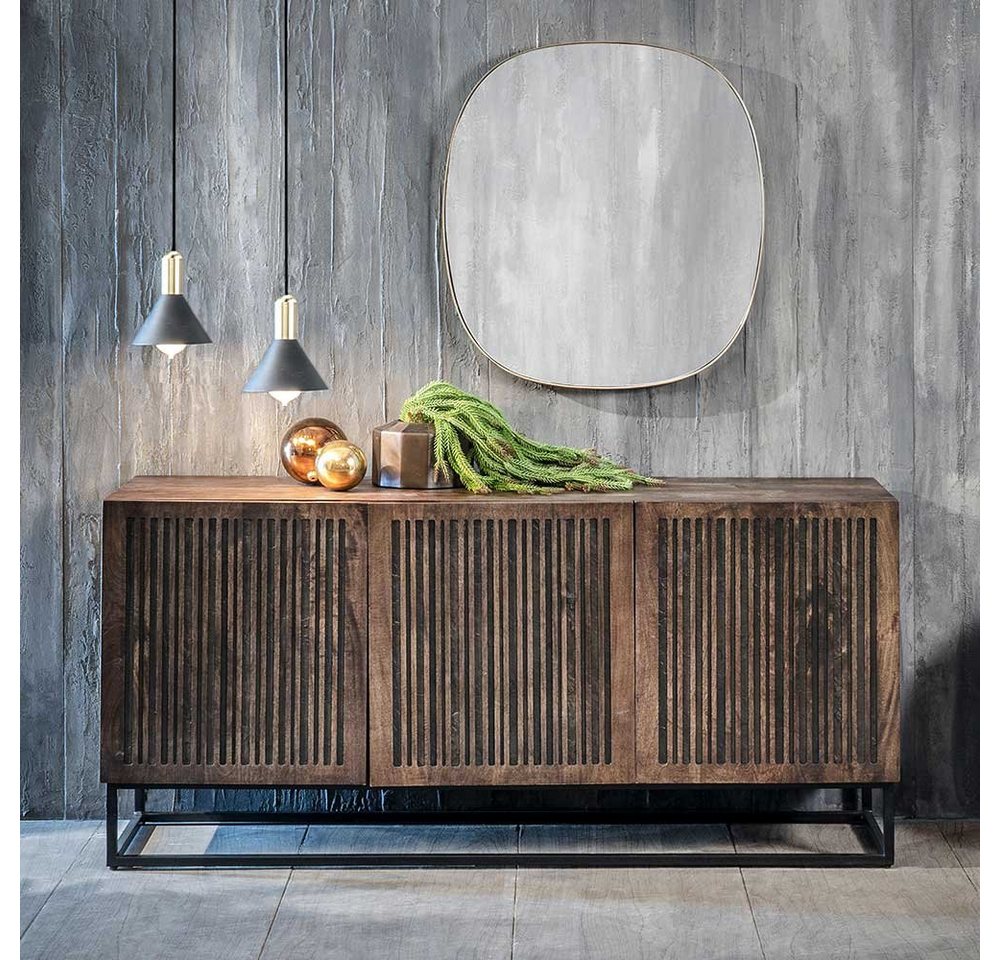 Pharao24 Sideboard Racallo, aus Massivholz von Pharao24