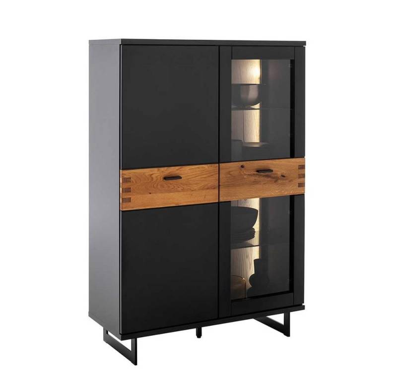 Pharao24 Vitrine Bento aus Massivholz, mit LED Beleuchtung von Pharao24