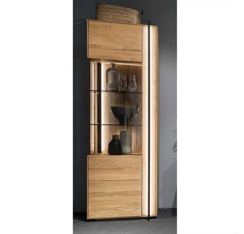 Pharao24 Vitrine Kapulka aus Massivholz, mit LED Beleuchtung von Pharao24