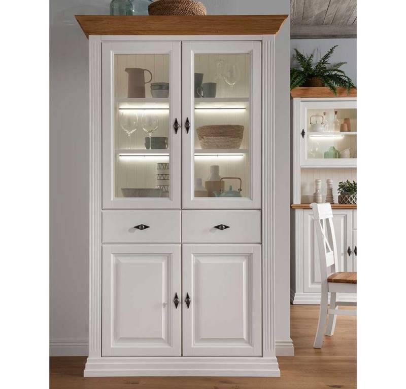 Pharao24 Vitrine Nadia aus Massivholz von Pharao24