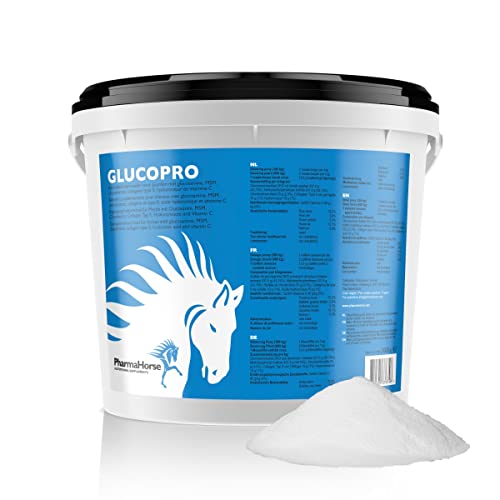 PharmaHorse Glucopro | ausgewogene Mischung | 100% dopingfrei | Humanqualität | 100% frei von Zuckerzusätzen | 3000 Gramm von PharmaHorse