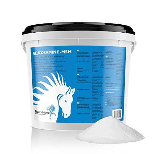 PharmaHorse Glucosamin & MSM | ausgewogene Mischung | 100% dopingfrei | Humanqualität | 100% frei von Zuckerzusätzen | 3000 Gramm PharmaHorse Glucosamin & MSM | ausgewogene Mischung | 100% dopingfrei | Humanqualität | 100% frei von Zuckerzusätzen | 3000 Gramm von PharmaHorse