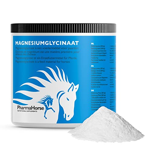 PharmaHorse Magnesiumglycinat | Premium-Qualität | zur Geschmeidigkeit der Muskeln und Stärkung der Knochen | Hochdosiert | 500 Gramm von PharmaHorse