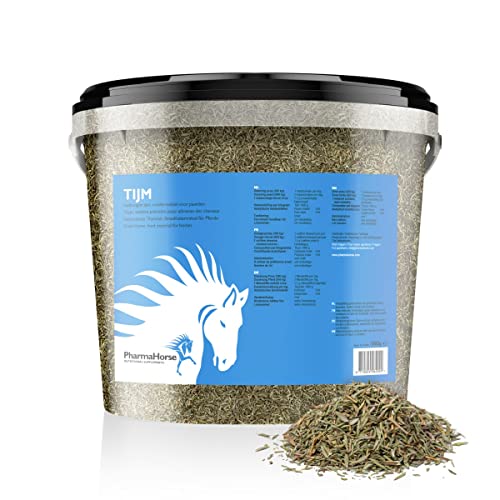 PharmaHorse Thymian | mildernder Einfluss auf den Hals | 100% Dopingfrei | Ohne Zuckerzusatz | 1000 Gramm von PharmaHorse
