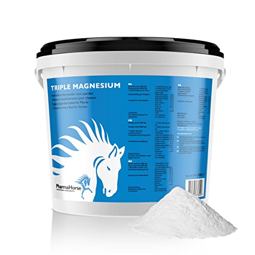 PharmaHorse Triple Magnesium | Nervensystem | Konzentrationsvermögen | Muskeln & Knochen | Dopingfrei | 3000 Gramm von PharmaHorse