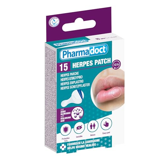 PHARMADOCT - Patch gegen den Herpes labialis, 1 Packung mit 15 Bandagen von Pharmadoct