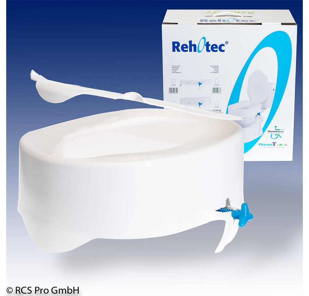 Pharmaouest Toilettensitzerhöhung Rehotec Toilettensitzerhöhung mit Deckel, 15 cm Pharmaouest Toilettensitzerhöhung Rehotec Toilettensitzerhöhung mit Deckel, 15 cm von Pharmaouest