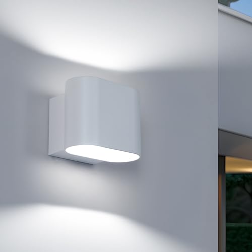 Pheashine Außenwandlampe IP65 mit 350° Drehfunktion, Wasserdichte LED Außenleuchte für Garten, Terrasse, Schwenkbare Außenbeleuchtung aus Metall von Pheashine