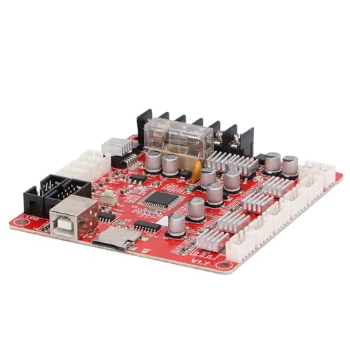 3D-Drucker-Motherboard, Integriertes Motherboard mit Effizienter Wärmeableitung für Anet A8 Plus, USB-Schnittstelle, 12 V-24 V Stromeingang von Phefop