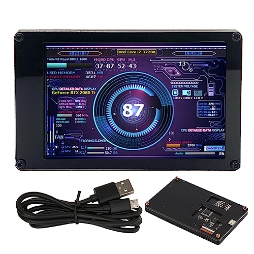 Computer-Temperaturmonitor, 3,5-Zoll-IPS-USB-Bildschirm, Temperaturanzeige für PC-CPU-Datenmonitor, Geeignet für RasPi -Benutzer, LCD-Material Computer-Temperaturmonitor, 3,5-Zoll-IPS-USB-Bildschirm, Temperaturanzeige für PC-CPU-Datenmonitor, Geeignet für RasPi -Benutzer, LCD-Material von Phefop