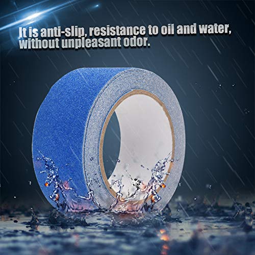 Elektrisches Klebeband, Bunte PVC-Anti-Rutsch-Kleber für Treppenstufen Bodenpools (blau) von Phefop