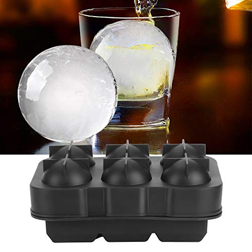 Hochwertiges Silikonisset - Wiederverwendbarer, Antihaft-Ice Ball Maker für Bar Party Schwarz - Schmilzt Eiswürfel langsam Verdünnung, um Verdünnung zu verhindern - Geschirrspüler - DIY Selbst Hochwertiges Silikonisset - Wiederverwendbarer, Antihaft-Ice Ball Maker für Bar Party Schwarz - Schmilzt Eiswürfel langsam Verdünnung, um Verdünnung zu verhindern - Geschirrspüler - DIY Selbst von Phefop