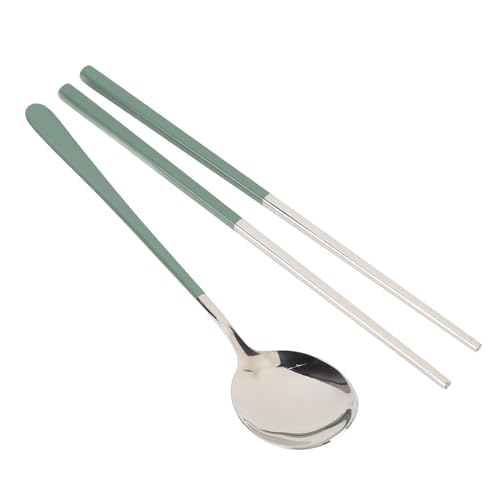 Komfortable Tragbare Reise Besteck Design, Ergonomisches Design Modernes und Minimalistisches Design, leicht zu reinigen Kompaktes Besteck Set Tragbare Bestecke mit Perfekte Lösung für von Phefop