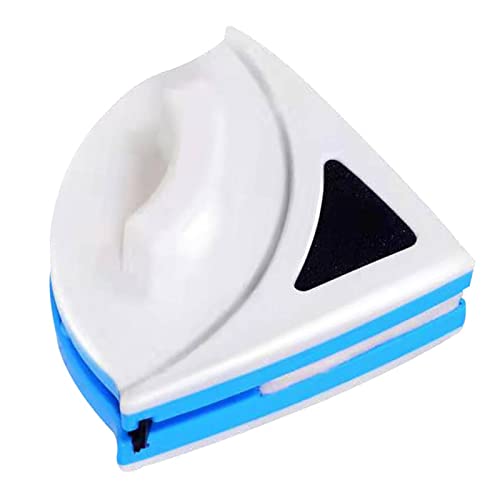 Magnetischer Fensterreiniger, Doppelseitiger Glaswischer mit Leistungsstarkem Magnet – Schnell und Effektiv für Alle Glasoberflächen – Blau von Phefop