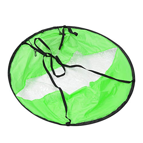 Phefop 108 cm Langlebiger Tragbarer Falten Gegen den Wind Windpaddel Kajak Segelboot für Boote, Lake Blue PVC Material (Green) von Phefop