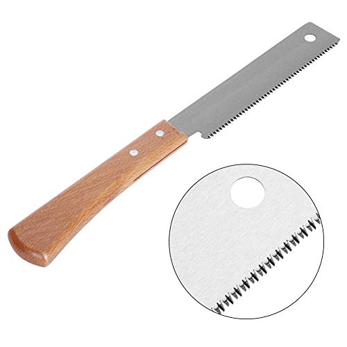 Phefop 12 Zoll Geradlinige Schaft -kleine Handsäge mit Buchengriff für Holzbearbeitung, SK5 -Stahlklinge Zum Feinen Schneiden, Spülenverkleidungswerkzeug für den Haushaltsgartengebrauch von Phefop