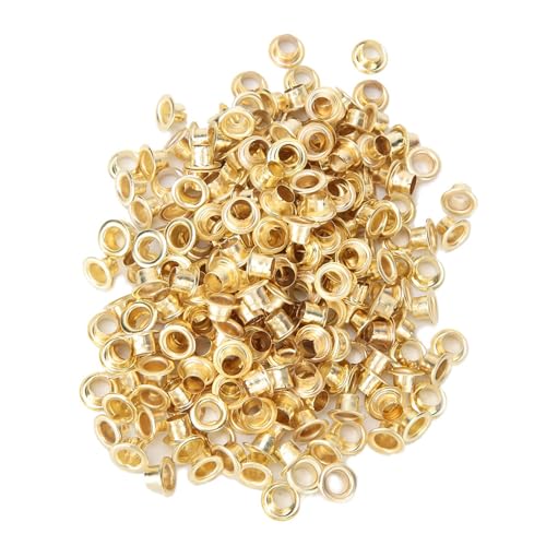 Phefop 1Set 4mm Metallhalterungspunkte, Lochverstärker für Dokumente Durchmesser -Ösen mit Vollmetallbindungseffekt, Fix 30 Blätter 80 G Papier für Büroschule oder Heimgebrauch von Phefop