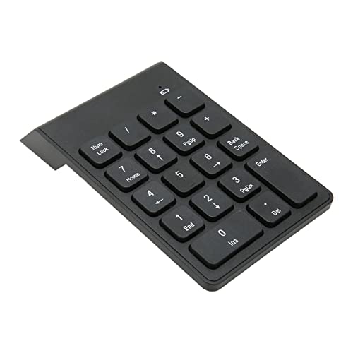 Phefop 2,4 G kabellose numerische Schokoladentasten-Tastatur Bankteller, Plug-and-Play-Tastatur für den Desktop von Phefop
