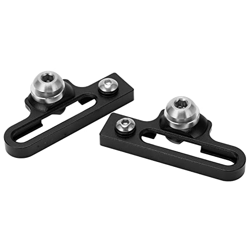 Phefop 2pcs Aluminium -Legierung Fahrrad C Clamp Extender Bremsbremse C Road Bike Setup Adapter, Hohles Design Leichte Resistente Korrosion, Radspiegel (Black) von Phefop