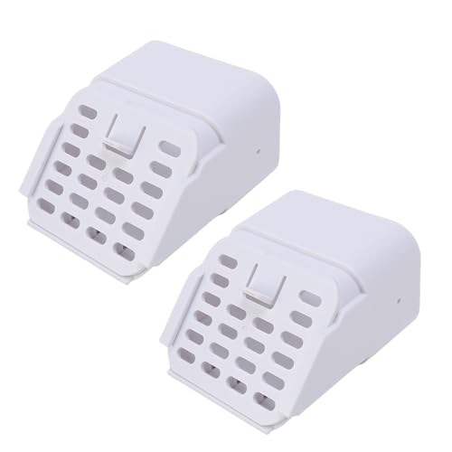 Phefop 3x4 Typ -A -Downspout -Erweiterungen, Abnehmbarer Abwärtsspulen -Dauere -Auslass -Filter -Blattschutz für den, Auslassfilterschutz, (WHITE) von Phefop