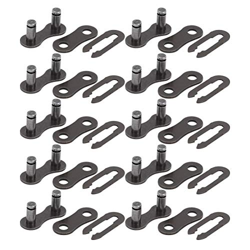 Phefop 410 Kettenmeisterverbindung, Hochleistungsstahlkettenanschluss Clip Nietset, Einfache Installation, Hohe Haltbarkeit, Stahlmaterial, Erfüllung Ihrer Unterschiedlichen Bedürfnisse von Phefop