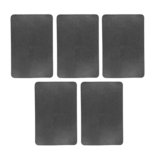 Phefop 5pcs PVC -Reparaturflecken, Einfach zu Verwendendes Boots -Patch -Kit für Aufblasbare Boote, Kajaks, Kanus, Flöße mit PVC -Kleber, Hilfreich Im Täglichen Leben, 15 X 10 cm (Black) von Phefop
