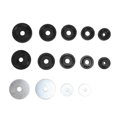Phefop Blech-Grübchen-Würfel-Set, 3D-gedruckter Kohlenstoffstahl-Grübchen-Stempel 1.115in-2.375in mit Stahlträgerplatten, Kompatibel mit Harbor Hydraulic Punch Kit Kompatibel Phefop Blech-Grübchen-Würfel-Set, 3D-gedruckter Kohlenstoffstahl-Grübchen-Stempel 1.115in-2.375in mit Stahlträgerplatten, Kompatibel mit Harbor Hydraulic Punch Kit Kompatibel von Phefop