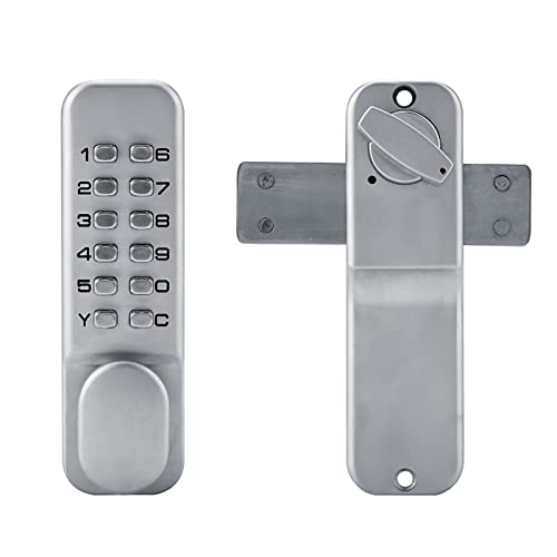 Phefop Digital Keetless Entry Lock, 1-11 Zink Code Zink Legierung Cam Taste Schloss für Schrankmöbel Innentüren mit Installationskit von Phefop