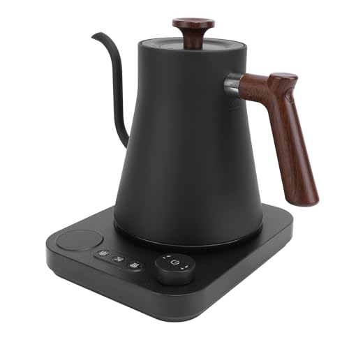 Phefop Elektrischer Schwanenhalskessel 1200 W mit ± 1 ° F Temperaturregelregelung LCD-Display Eingebauter Timer 1-24H Warm Für Kaffeee-Guss über das Brauen. (EU -Stecker 220 V) von Phefop