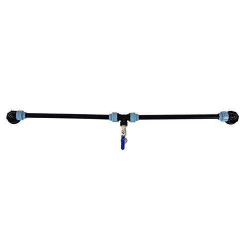 Phefop Elleboog IBC Adapter Brass Quick -Anschluss Zum Ändern des Wasserauslassschalter (Zwei Fässer von Serien) von Phefop