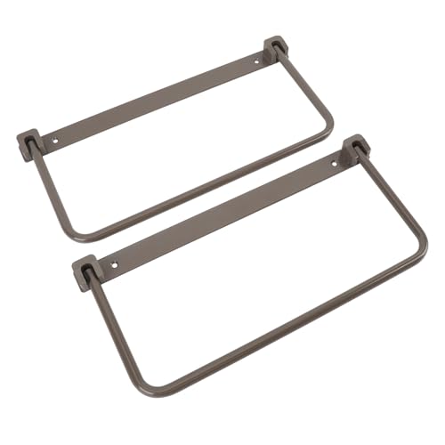 Phefop Faltbare Aluminiumlegierung RV -Shoe -Rack Sparsparende, Montierte Schuhorganisatorin für die Trailer Anhängeryacht (Brown) von Phefop
