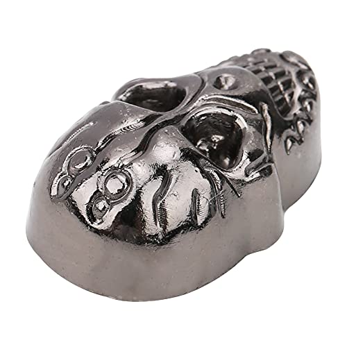 Phefop Ghost Head Rivet Punk Sticky Niet -Accessoires, 20pcs 15,66 X 25,24 Mm Nietwerkzeug für Taschen, Armbänder, Schuhe, Gold/Silber/Bronze/Waffenfarbe (88 Ghost Head Spear Farbe) von Phefop